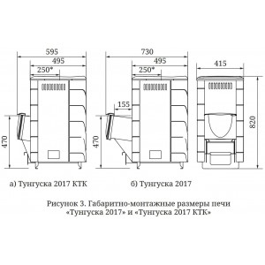 Дровяная печь для бани ТМФ Тунгуска 2017 Inox ДН ТО