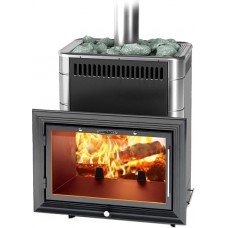 Дровяная печь для бани ТМФ Витрувия 2 Carbon БСЭ