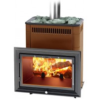 Дровяная печь для бани ТМФ Витрувия 2 Inox БСЭ