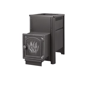 Дровяная печь для бани Везувий Русичъ АКВА 22 (ДТ-4) с баком 61 литр