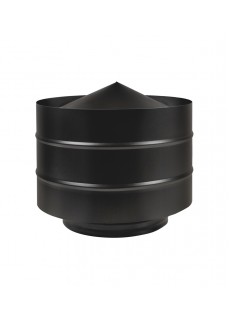 Дефлектор Везувий BLACK (Оц+AISI 430/0,5мм) d=115x200