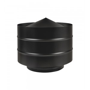 Дефлектор Везувий BLACK (Оц+AISI 430/0,5мм) d=120x200