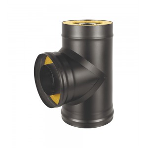 Сэндвич-тройник Везувий BLACK (AISI 430/0,5мм) d=150