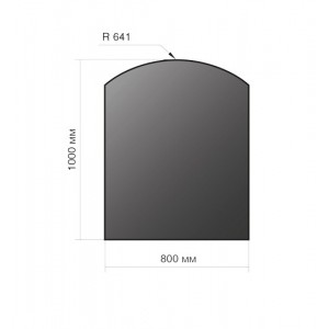 Лист напольный Везувий 1000Х800Х2 R 641