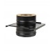 Площадка монтажная Везувий BLACK (AISI 430/0,8мм) d=200x300