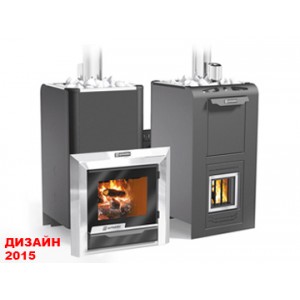 Дровяная печь для бани Ермак 30-2ПС/2К/РТ/ПГ