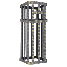 Сетка на трубу Гефест (300х300х500) GFS ЗК 35/40/45 под шибер
