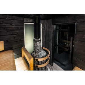 Дровяная печь для бани Harvia Legend 300 Duo TL Black (Telescope)