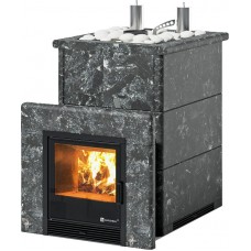 Печь для бани ИзиСтим Анапа К в кожухе из пироксенита с открытым верхом сталь AISI 430