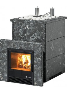 Печь для бани ИзиСтим Анапа К в кожухе из пироксенита с открытым верхом сталь AISI 430