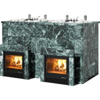 Печь для бани ИзиСтим Домна 120 К Твин Змеевик, AISI 430
