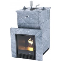 Печь для бани ИзиСтим Сочи в кожухе из талькохлорита сталь AISI 430