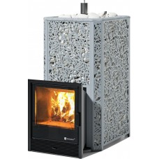 Дровяная печь для бани ИзиСтим Ялта 40 2025, сталь AISI 321 (архив)