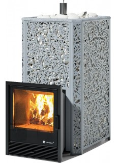 Дровяная печь для бани ИзиСтим Ялта 40 2025, сталь AISI 321