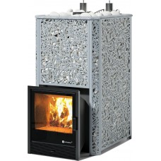 Дровяная печь для бани ИзиСтим Ялта 50 К 2025, сталь AISI 321