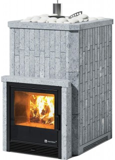Печь для бани ИзиСтим Южная 16 с топкой из парной, Талькохлорит, AISI 430