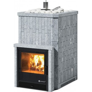 Печь для бани ИзиСтим Южная 16 с топкой из парной, Талькохлорит, AISI 430