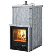 Печь для бани ИзиСтим Южная 22 с топкой из парной, Талькохлорит, AISI 430