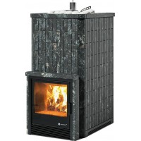 Печь для бани ИзиСтим Южная 35 с топкой из парной, Пироксенит, AISI 430