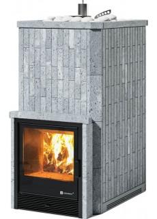 Печь для бани ИзиСтим Южная 35 с топкой из парной, Талькохлорит, AISI 430