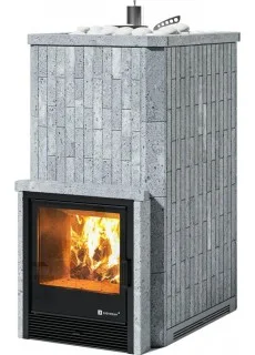 Печь для бани ИзиСтим Южная 35 с топкой из парной, Талькохлорит, AISI 430