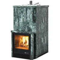 Печь для бани ИзиСтим Южная 35 с топкой из парной, Змеевик, AISI 430