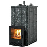 Печь для бани ИзиСтим Южная 35 с закрытым верхом, Пироксенит, AISI 430