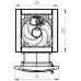 Печь для бани Прометалл Атмосфера L облицовке