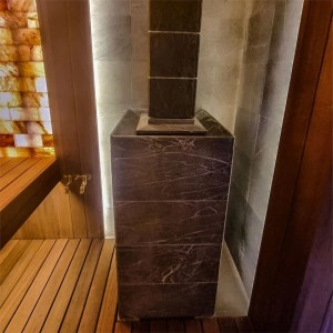 Печь для бани Прометалл Атмосфера XL в облицовке Империя