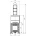 Печь для бани Прометалл Атмосфера XL в облицовке Империя Талькохлорит