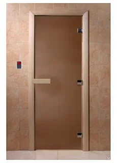 Дверь для саун DoorWood "Бронза матовая"