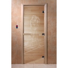 Дверь для саун DoorWood "Дженифер прозрачная"