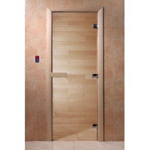 Дверь для саун DoorWood "Прозрачная"