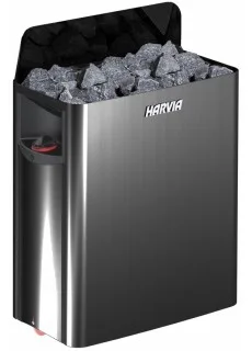 Электрическая печь HARVIA Wall SW45 черная, встроенный пульт в комплекте