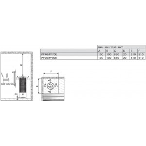 Электрическая печь Harvia Cilindro Plus PP70E Steel