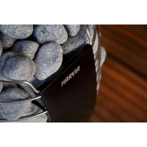 Электрическая печь Harvia Spirit SP90XW Black, камни в комплекте