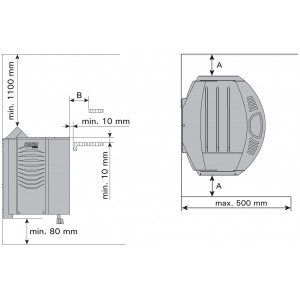 Электрическая печь Harvia Vega Combi BC60SE Steel