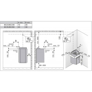 Электрическая печь Harvia Vega Compact BC35E Steel