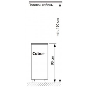 Электрическая печь EOS Cubo Plus 7.5, 9, 10, 10.5, 12 кВт