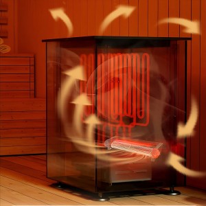 Электрокаменка Эверест Black Crystal S45