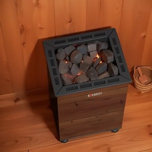 Электрокаменка Эверест Black Crystal S45