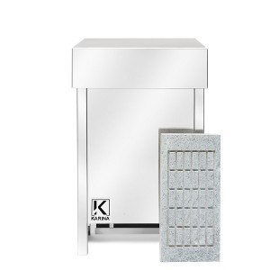 Электрическая печь Karina Eco 8 кВт в облицовке талькохлорит 380
