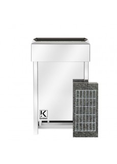 Электрическая печь Karina Eco 12 кВт в облицовке серпентинит