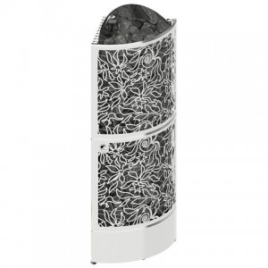 Электрическая печь SAWO DRAGONFIRE Heater King DRFT6-90NS-CNR-P-C (9 кВт, выносной пульт, угловая, нержавейка)