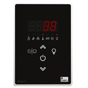 Электрическая печь Sawo CUMULUS CML-80Ni2-P (8,0 кВт, выносной пульт, нержавейка, встроенный блок мощности, облицовка – талькохлорит)