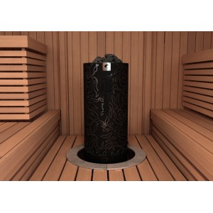 Электрическая печь SAWO Dragonfire DRF3-75NS-P-C (7,5 кВт, выносной пульт, нержавейка)