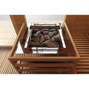 Электрическая печь SAWO TAURUS TAU-240NS-V12-G-P (24 кВт, выносной пульт, нержавейка)