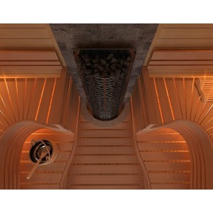 Электрическая печь SAWO TOWER TH6-105NS-P (10,5 кВт, выносной пульт, нержавейка, круглая)