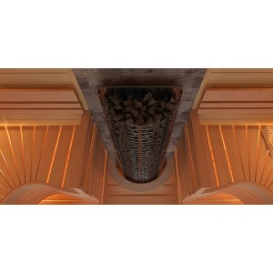 Электрическая печь SAWO TOWER TH9-120Ni-WL-P (12 кВт, выносной пульт, встроенный блок мощности, пристенная)