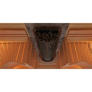 Электрическая печь SAWO TOWER TH9-120Ni-WL-P (12 кВт, выносной пульт, встроенный блок мощности, пристенная)